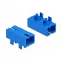 LWL savienotājs PCB SC Simplex ligzdai uz SC Simplex ligzdu vienmoda zils