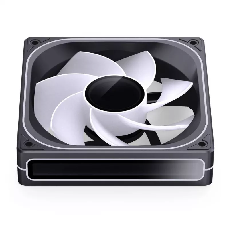 120 mm PWM ARGB korpusa ventilators Jonsbo ZB-120 Reverse Blade, melns