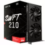 Grafikas karte XFX Radeon RX 7600 — 8 GB GDDR6, PCIe 4.0, 128 bitu, 2x DisplayPort 2.1, HDMI 2.1, 2 ventilatori