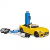 BRUDER autoservisa centrs bworld 62112 ar Roadster rotaļu komplektu, papildu figūriņām un darbnīcas elementiem