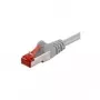 Wentronic Goobay CAT 6 Patch kabelis, S/FTP (PiMF), Pelēks, 3 m - LSZH bezhalogēna, Varš (50888)
