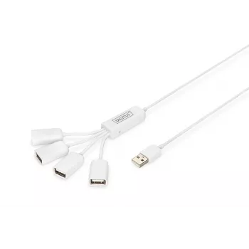 USB centrmezgls Digitus plāns Spider DA-70216