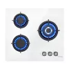 ISEASY MGBG-603 gāzes plīts, 3 degļi (balta)