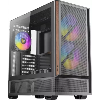 Antec P30 AIR PC korpuss, Midi-Tower, ATX, rūdīts stikls - melns (0-761345-10255-1)