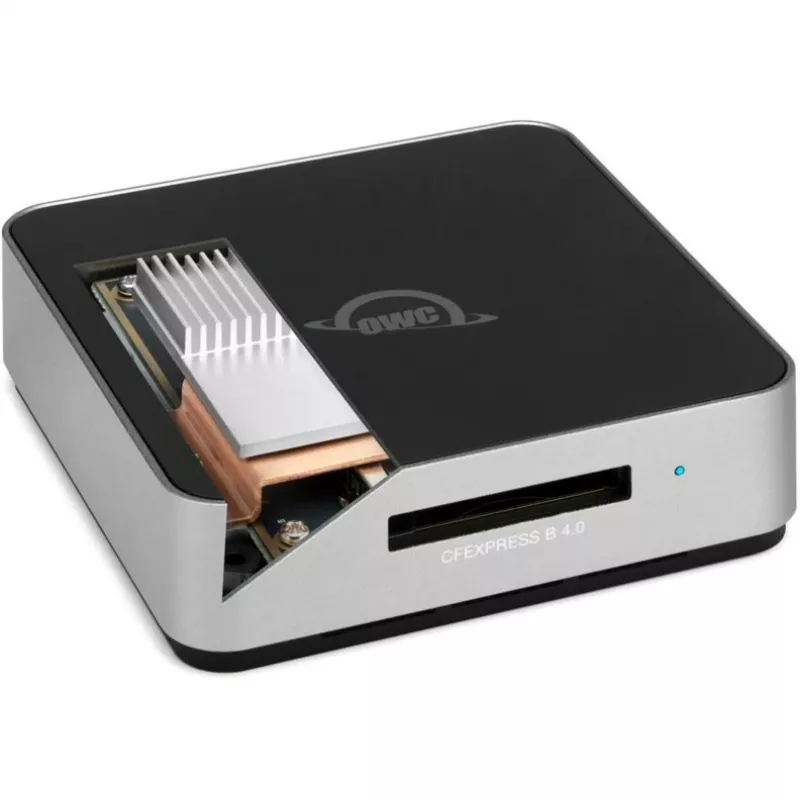 Karšu lasītājs OWC OWCTCCFXB4RDR — USB 3.2 Gen 2 Type-C, CFexpress/SD/SDXC, Melns, 8256 Mbit/s