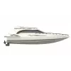 Laiva Amewi Rising Sun Cruise Yacht 380mm Elektriskais dzinējs 800mAh