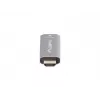 Video kabeļa adapteris Lanberg AD-HD-DP-01 HDMI Type A uz DisplayPort sudraba krāsā