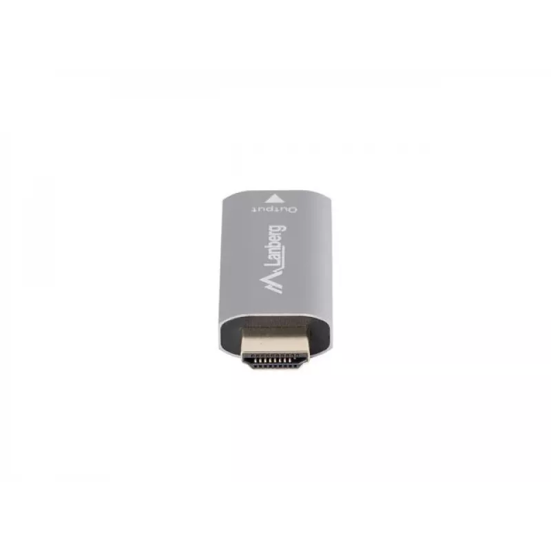 Video kabeļa adapteris Lanberg AD-HD-DP-01 HDMI Type A uz DisplayPort sudraba krāsā