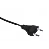 Savio CL-100 strāvas kabelis melns 1,8 m IEC E tips (3,4 mm, 3,1 mm) IEC C7