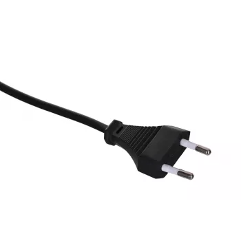 Savio CL-100 strāvas kabelis melns 1,8 m IEC E tips (3,4 mm, 3,1 mm) IEC C7