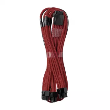 CableMod C-Series PRO ModMesh 12VHPWR uz 3x PCI-e kabelis Corsair - 60 cm, tumši sarkans