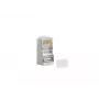 LANBERG RJ-45 vadu savienotājs PLS-6000 Cat6 F/UTP caurspīdīgi balts, 100 gab. iepakojumā