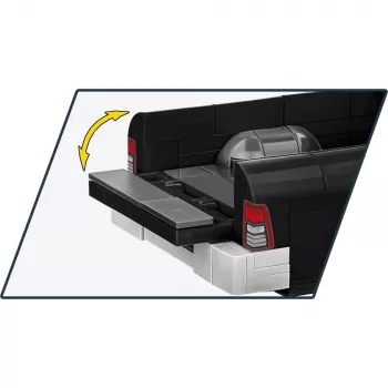 Konstrukcijas rotaļlieta Cobi RAM 1500 Police 24608 2-vienā modelis, ķieģeļu komplekts, pārveidojama konstrukcija