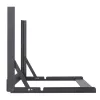 Rackmount atvērtais rāmis 6U 19 collu SILVERSTONE SST-RK06U-OF galda plaukts sudraba