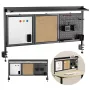 Galda nodalījums ergo office ER-300 B, platums 1250 mm, maksimālā slodze 10 kg