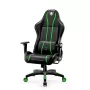 Diablo X-One 2.0 Normal Size Gaming chair Melns, zaļa