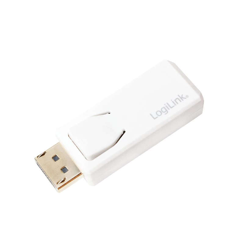 Dzimuma pārveidotājs LogiLink CV0100 DisplayPort uz HDMI Balts