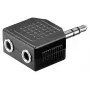 Goobay | Austiņu AUX adapteris; 3,5 mm ligzda 1 pret 2
