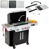 Weber-Grill Genesis no koka (MDF), rotaļu virtuve melna/pelēka