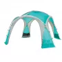 Event Dome Shelter XL, 4,5 x 4,5 m, paviljons gaiši zils/pelēks