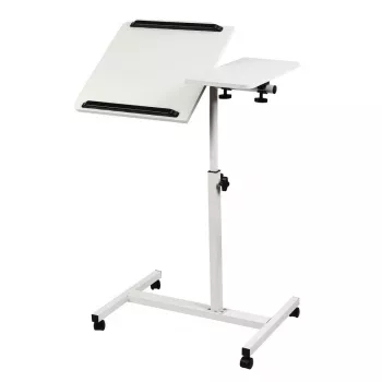 Maclean mobilais galds/klēpjdatora statīvs, balts, augstuma regulēšana 59-89cm, maks. 30kg, MC-121 W