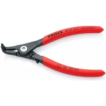 Knipex 49 41 A11 Seegeringzange piemērota ārējiem gredzeniem 10-25 mm uzgaļa forma – leņķī 90°