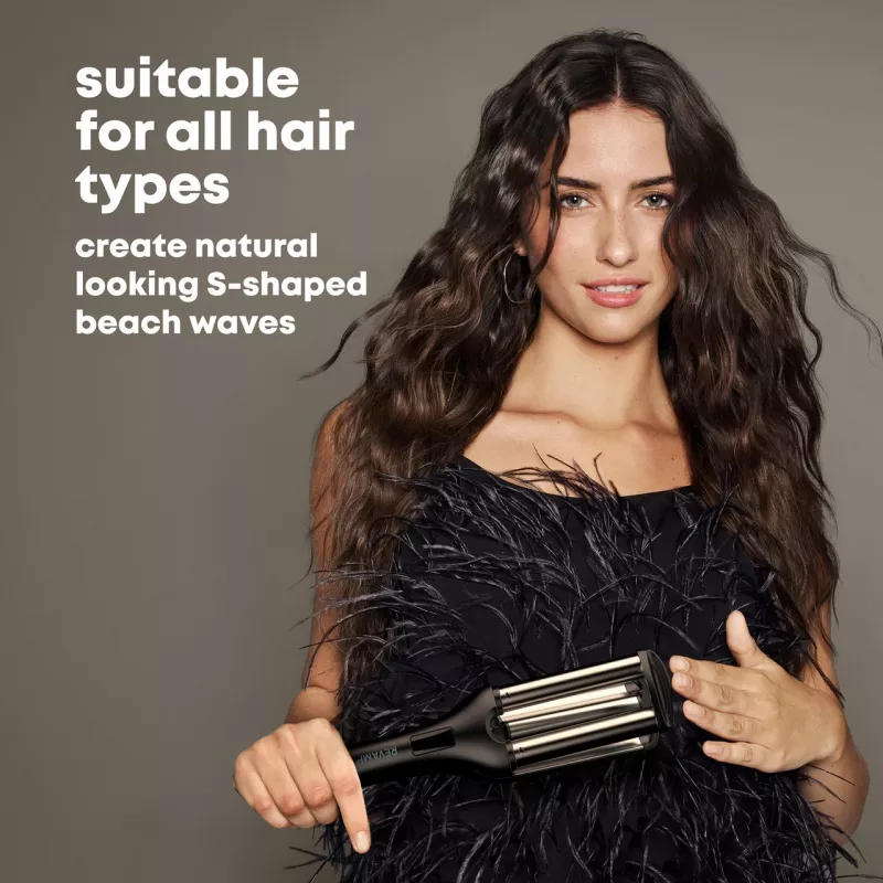 Matu rievošanas un iztaisnošanas ierīce Revamp Wave Define Styler WV-1750-EU 2-in-1