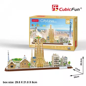 3D Puzle - Barselona - Grūtības pakāpe: 4/8