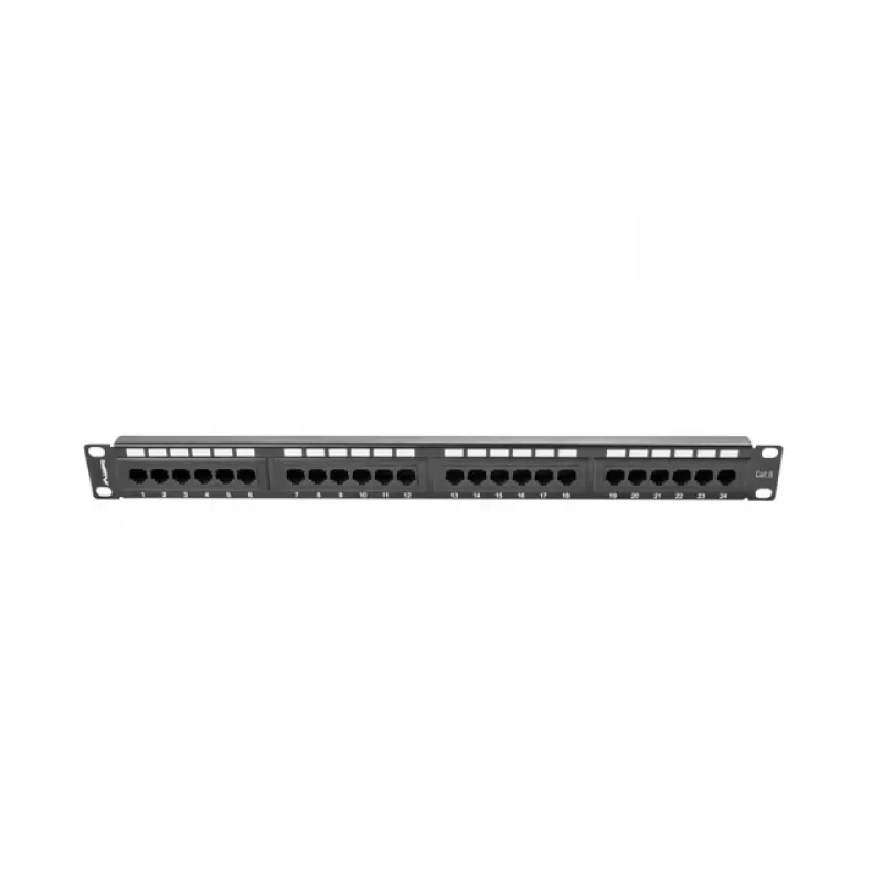 Lanberg PPU6-1024-B ielāpu panelis 1U