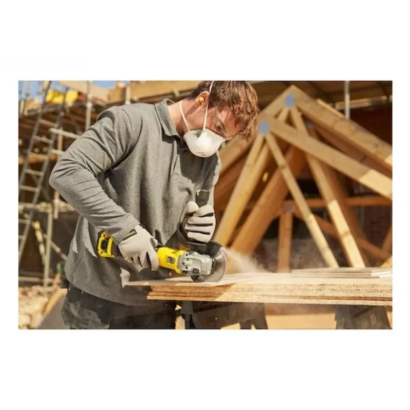 Stanley SFMCG710M1T-QW leņķa slīpmašīna 12.5 cm 8500 RPM 800 W 1.84 kg