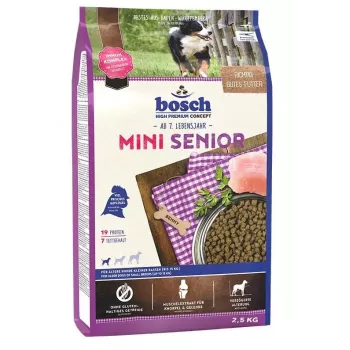 Bosch Mini Senior sausā suņu barība, 2,5 kg