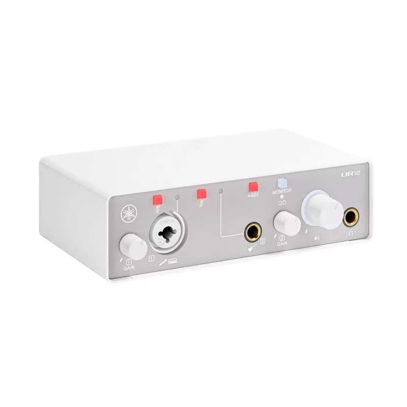Audio saskarne YAMAHA UR12MK3 balta - kompakta 2 ieeju/2 izeju USB saskarne