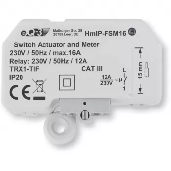 eQ-3 AG Homematic IP HmIP-FSM16 - komutācijas izpildmehānisms - bezvadu