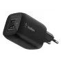 USB-C dubultlādētājs Belkin ENA007KQBK 65 W — Divu USB-C PD uzlāde klēpjdatoriem un mobilajām ierīcēm