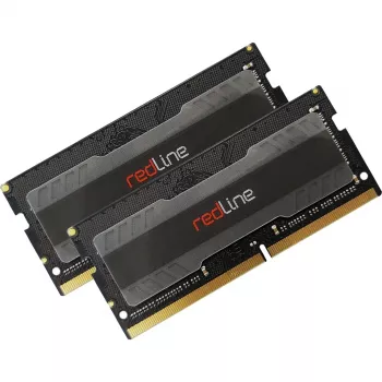SO-DIMM 16 GB DDR4-3200 (2x 8 GB) Dual-Kit, Memory Melns, MRA4S320NNNF8GX2, Redline, INTEL XMP