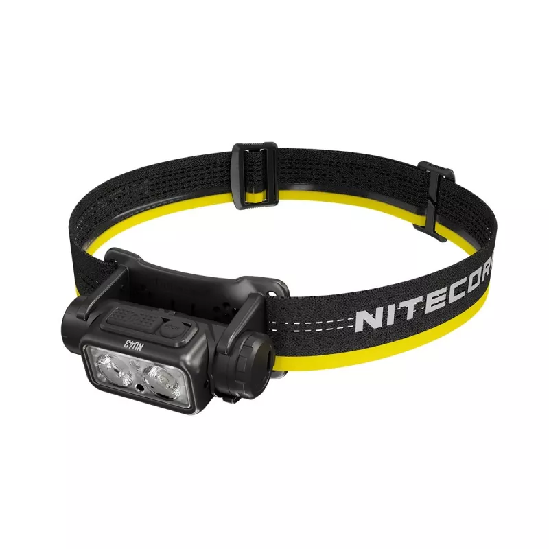 Galvas lukturis Nitecore NU43 1400 lūmenu kompakts viegls