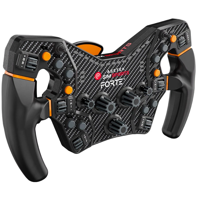 Asetek SimSports Forte bāze (18nm) + Forte Formula stūre