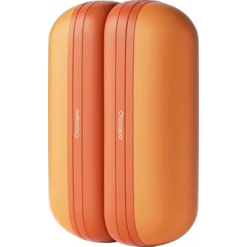 Uzlādējams roku sildītājs Ocoopa UT2s Mini, 5200 mAh (2×2600 mAh), alumīnijs, oranžs