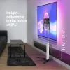 TV statīvs/stends ONKRON TS1140-W ekrāniem no 66 līdz 165,1 cm (26 collas–65 collas), 35 kg, VESA 100x100–400x400, augstums 880–1100 mm, balts