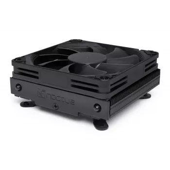 CPU Cooler Noctua NH-L9I-17XX chromax.Melns — Zema profila LGA1700 dzesētājs, 92 mm ventilators, 37 mm augstums