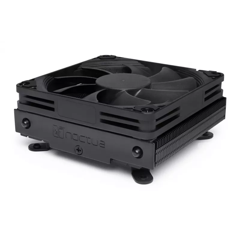 CPU Cooler Noctua NH-L9I-17XX chromax.Melns — Zema profila LGA1700 dzesētājs, 92 mm ventilators, 37 mm augstums