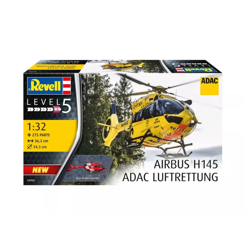 Plastmasas modelis H145 ADAC/REGA 1/32