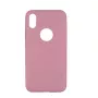 Tālruņa vāciņš Tellur plāns Synthetic Leather iPhone X/XS — rozā, plāns aizsargapvalks