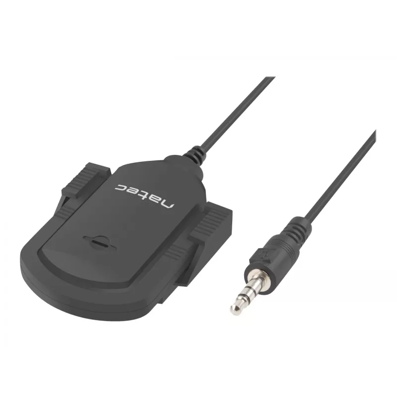 Piespraužams mikrofons NATEC NMI-1352, vadu 3,5 mm, jutība -58 dB, 50–16000 Hz, 1,8 m kabelis, 20 g