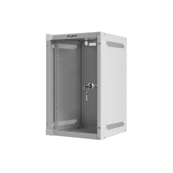 Sienas stiprinājuma statīvs LANBERG WF10-2309-10S 9U, 280×310×469 mm, 20 kg ietilpība, pelēks