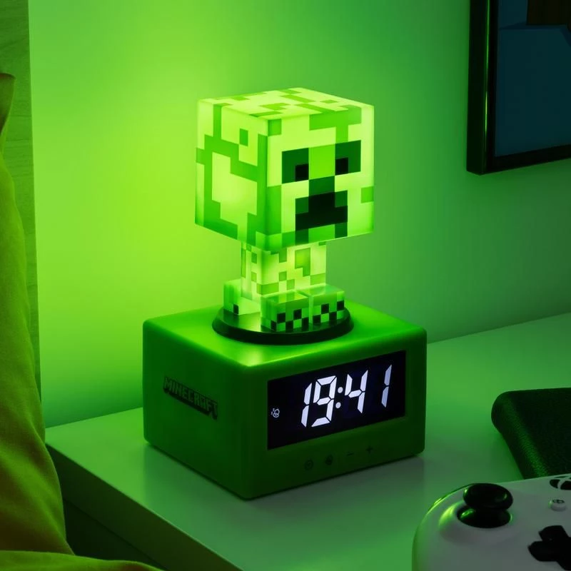 Paladone Minecraft Creeper ikonas modinātājpulkstenis