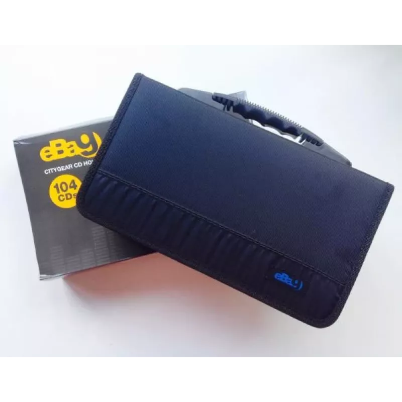 Ecat JOLCDR104 Citygear CD Holder 104 CDs Melns