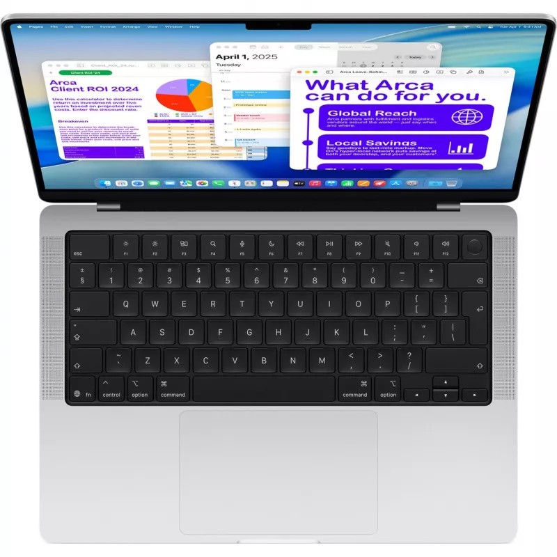 Apple MacBook Pro Space Black MDE04D/A - 35,6 cm (14''), M5 10 kodolu mikroshēma, 10 kodolu GPU, 16 GB RAM, 512 GB SSD /bez barošanas bloka