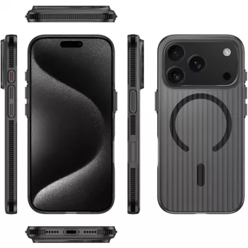 4smarts Design Case Aero iPhone 17 Pro, melna (541641)