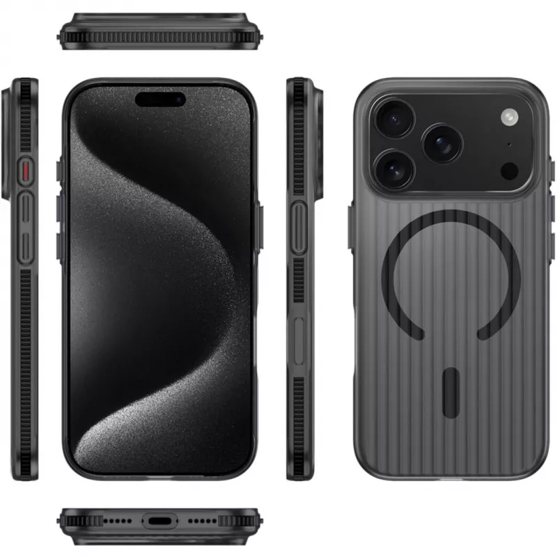 4smarts Design Case Aero iPhone 17 Pro, melna (541641)